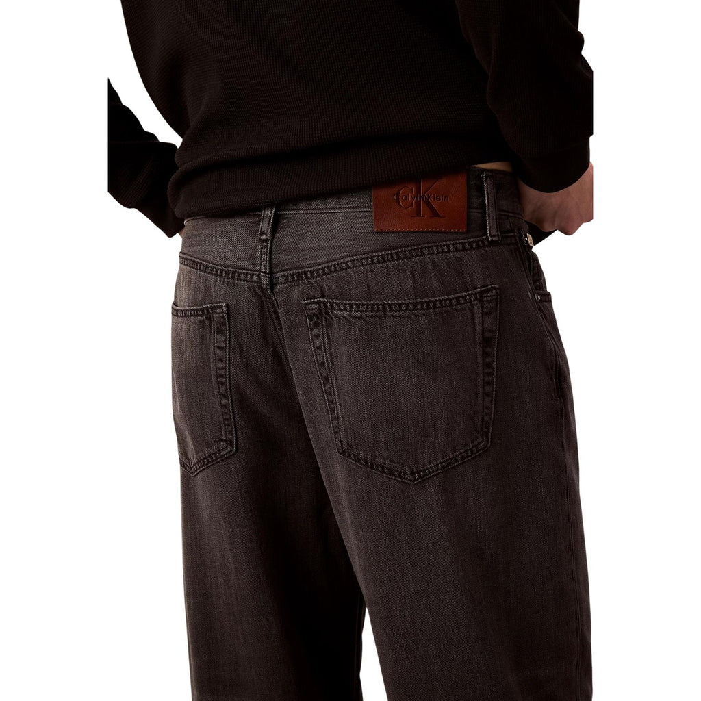 Calvin Klein Jeans herenjeans zwart rits en knopen