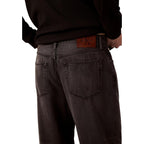 Calvin Klein Jeans herenjeans zwart rits en knopen