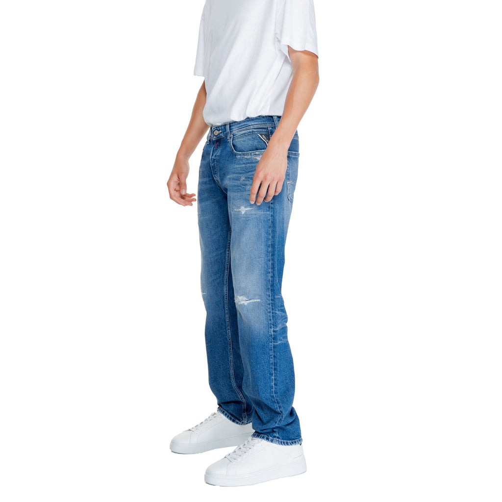 Replay herenjeans blauw 99% Katoen 1% Elastaan