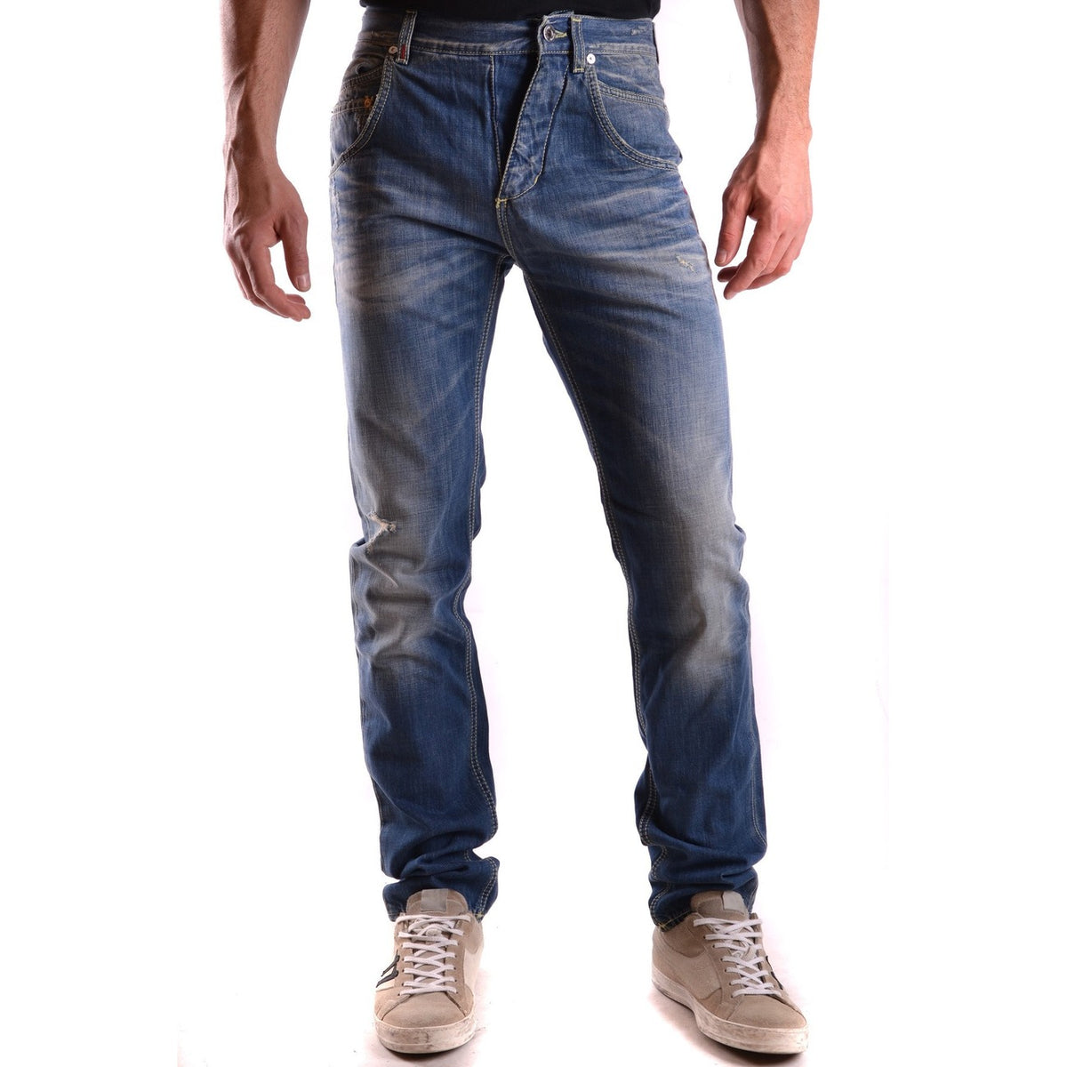 Dondup herenjeans blauw voor- en achterzak