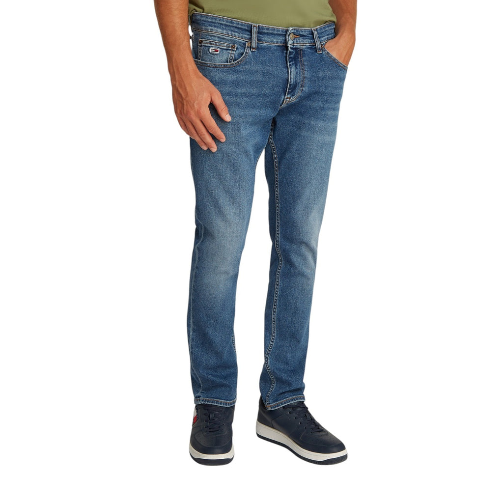 Tommy Hilfiger Jeans herenjeans blauw 78% Katoen 20% organisch katoen 2% Elastaan