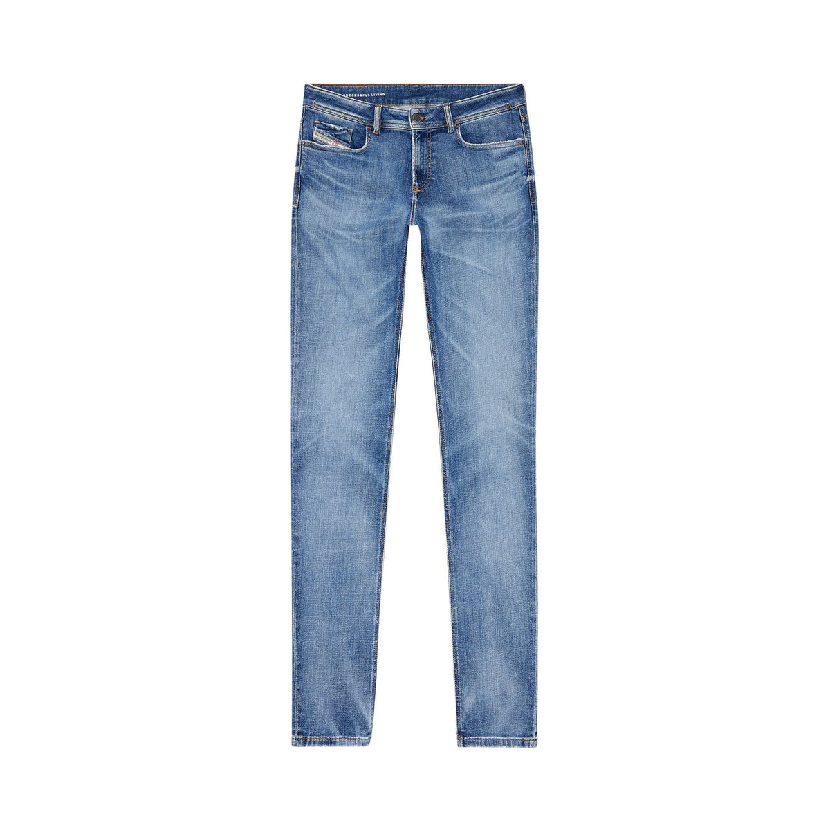 Diesel herenjeans blauw 100% Katoen