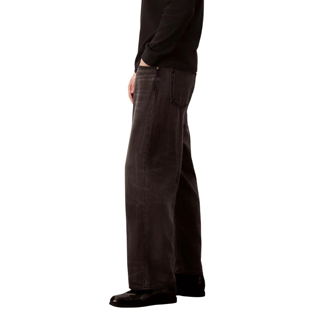 Calvin Klein Jeans herenjeans zwart rits en knopen