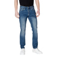 Armani Exchange herenjeans blauw voor- en achterzak