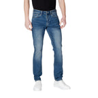 Armani Exchange herenjeans blauw voor- en achterzak