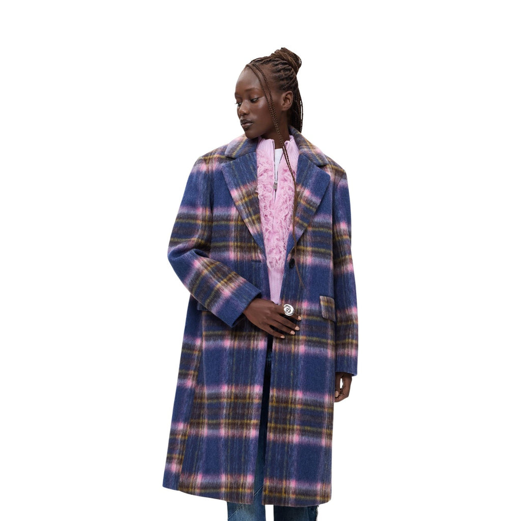 Desigual damesjas blauw - vooraanzicht