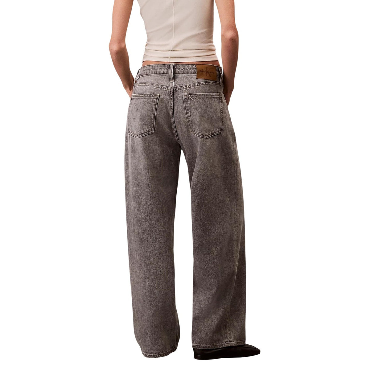 Calvin Klein Jeans damesjeans grijs - productfoto 2