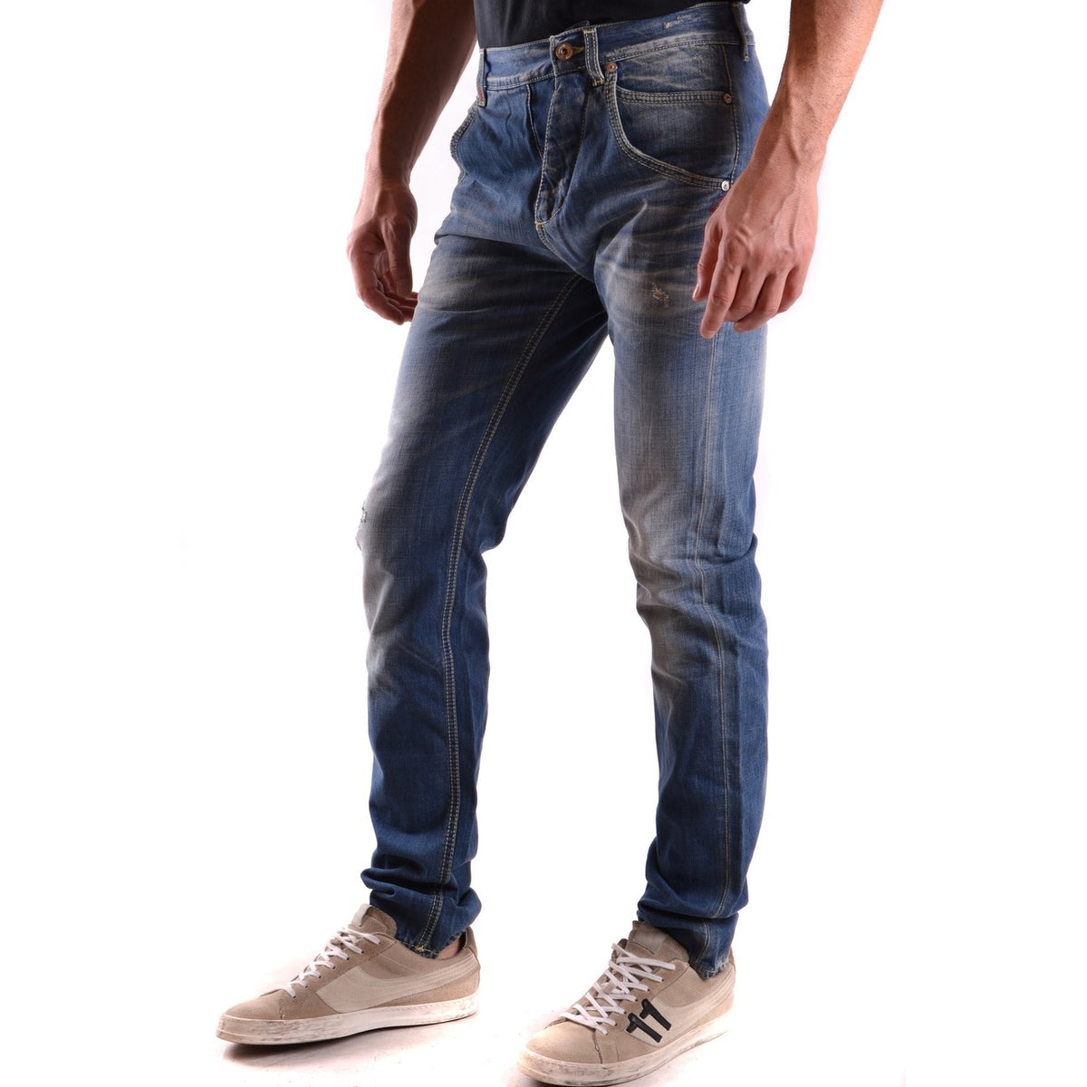 Dondup herenjeans blauw voor- en achterzak