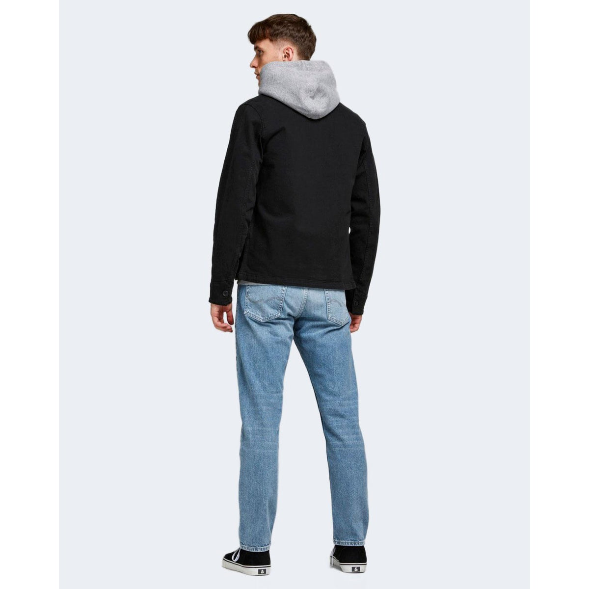 Jack & Jones herenjeans blauw uni