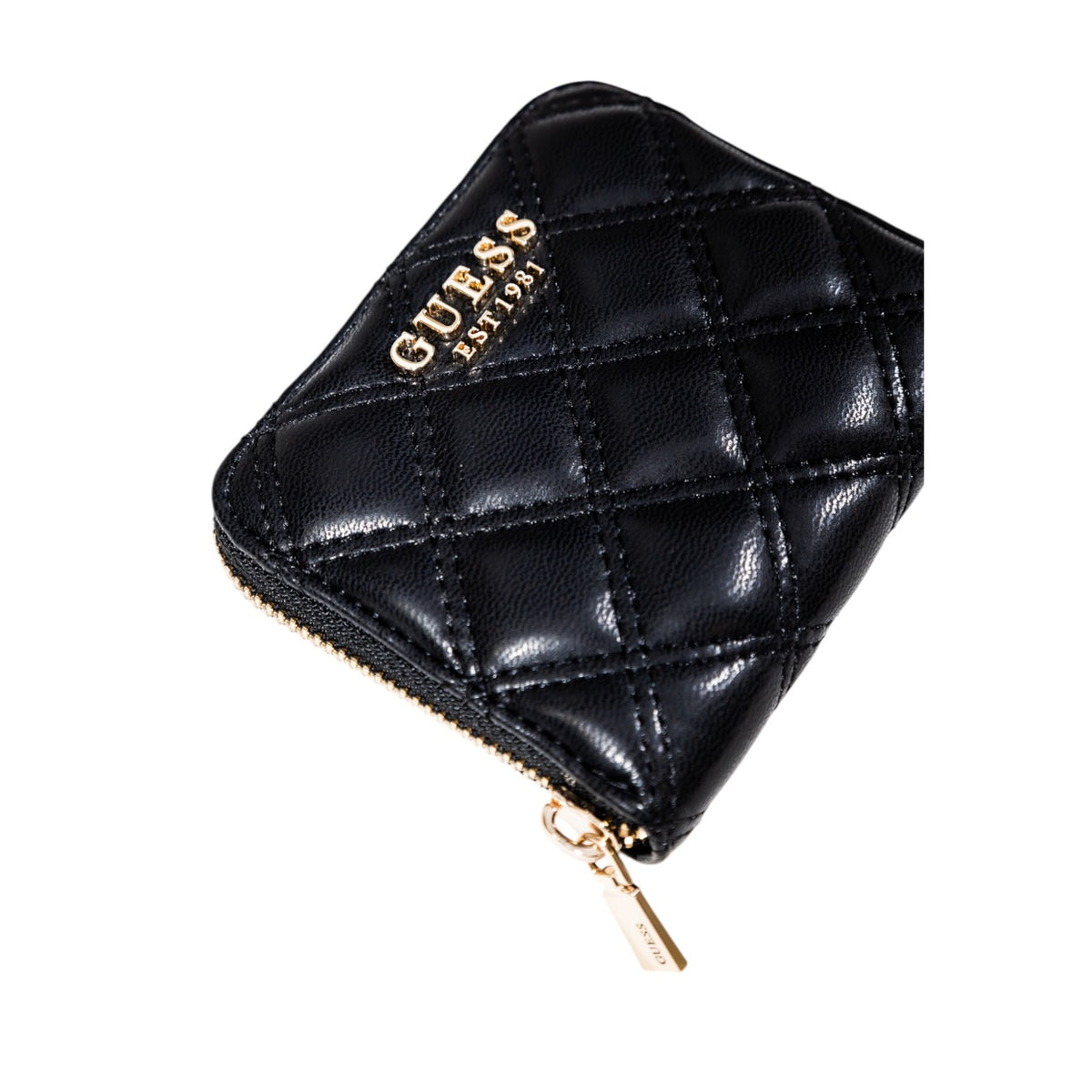 Guess portemonnee zwart met knopen • zakken: binnenzakken • size (cm): 12x10x2.5