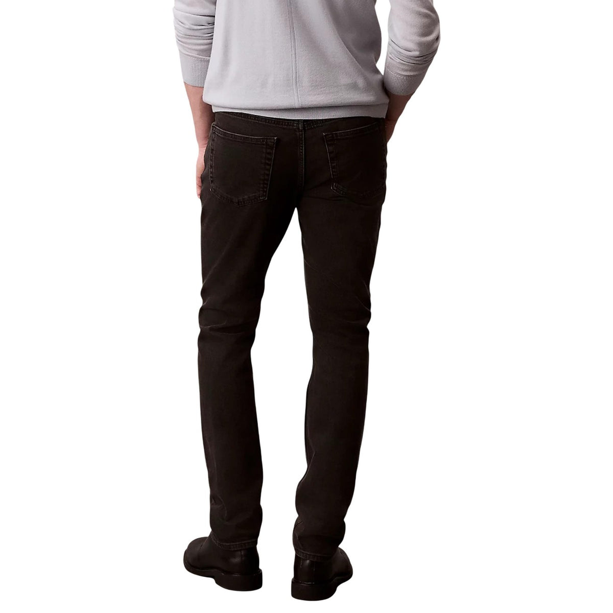 Calvin Klein Jeans herenjeans zwart 98% Katoen 2% Elastaan