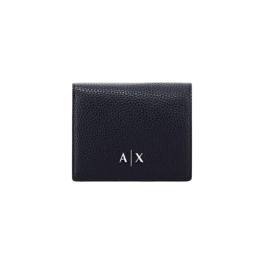 Armani Exchange portemonnee zwart zonder knoppen • zakken: binnenzakken • size (cm): w10 x h9 x l3 (cm) • andere details: -binnenvakken