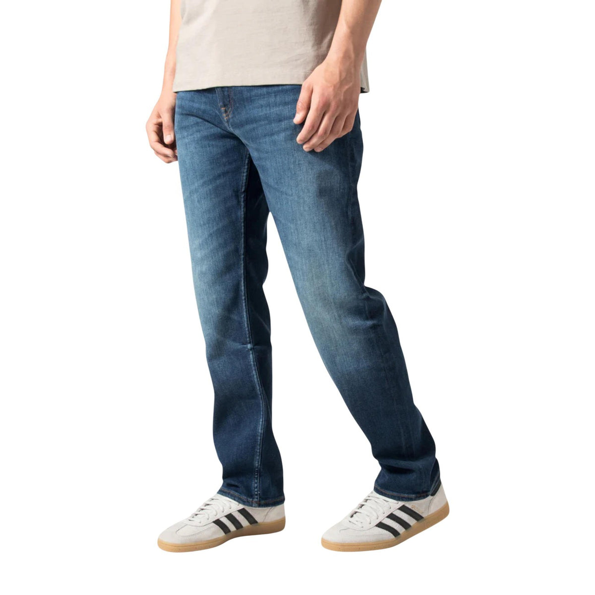 Boss herenjeans blauw achterzakken